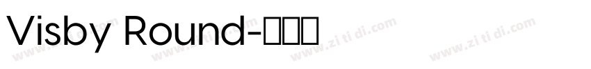 Visby Round字体转换